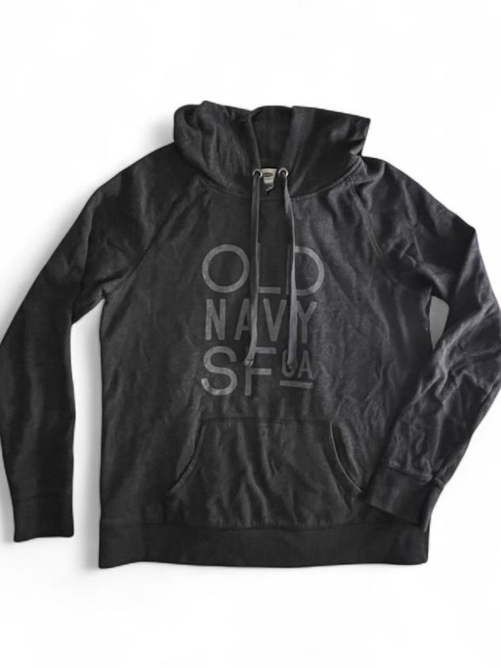 Old Navy Women's Dark Grey Pullover Hoodie M